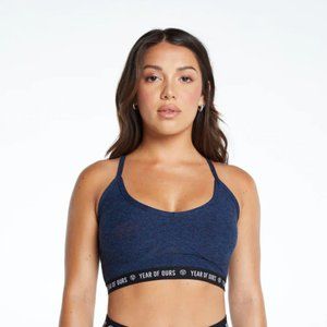 YEAR OF OURS Logo Bra size small navy